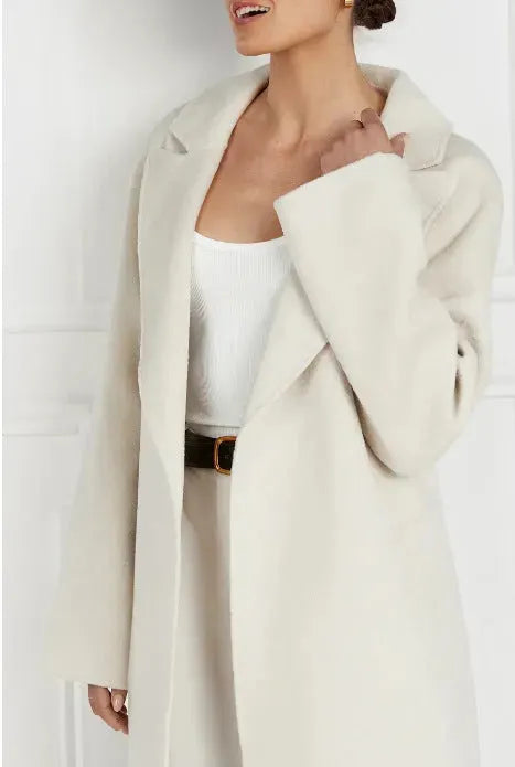 Loose Fashion Long Women's Knitted Cardigan High-grade Sweater Coat - Bellarte Enchanté Loose Fashion Long Women's Knitted Cardigan High-grade Sweater Coat
